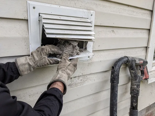 Dryer Exhaust Vent Cleaning in Parma