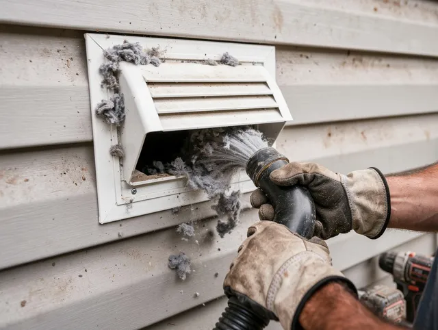 Professional dryer vent cleaning by Parma Dryer Vent Cleaning in Parma